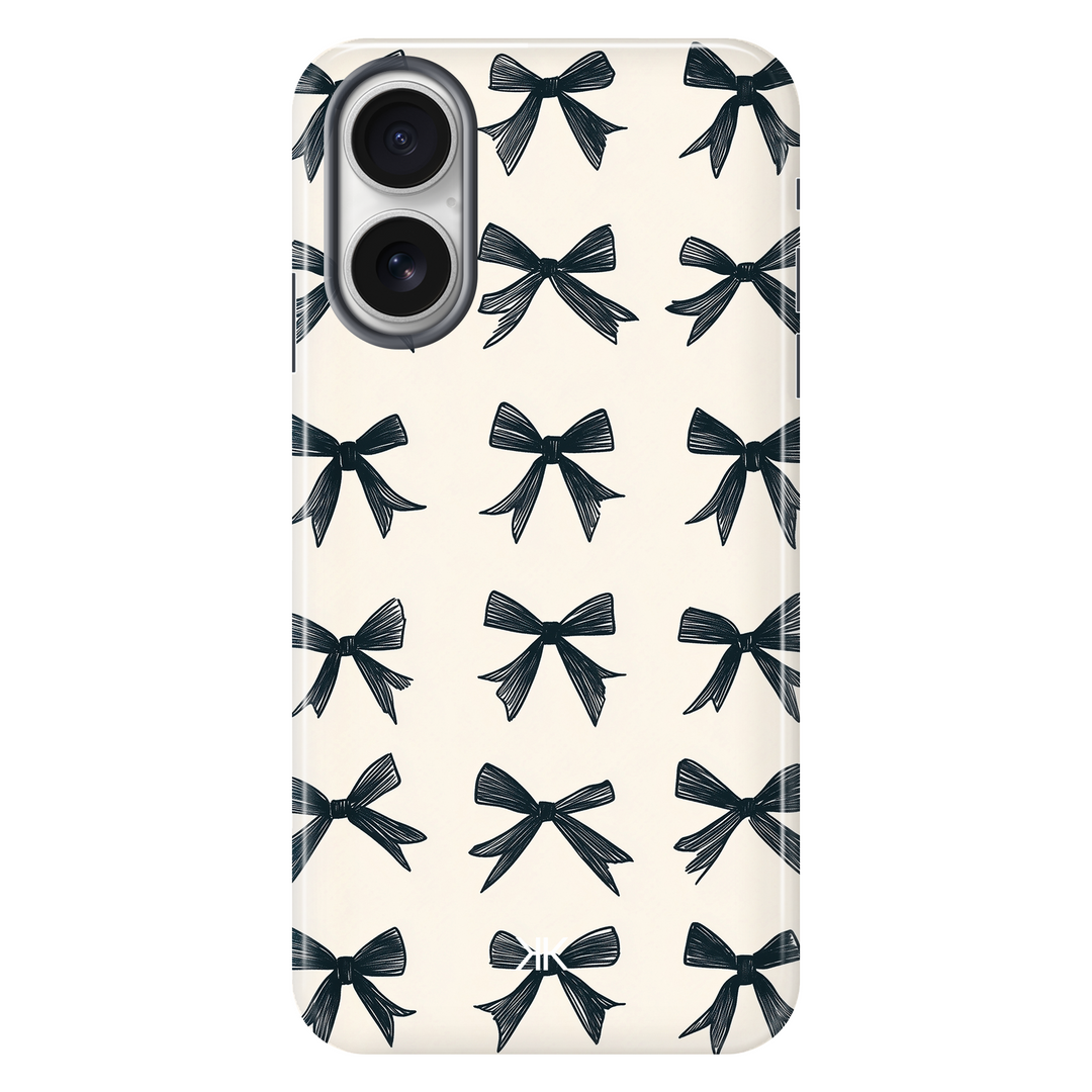 Black Bows tough phone case for iPhone 16