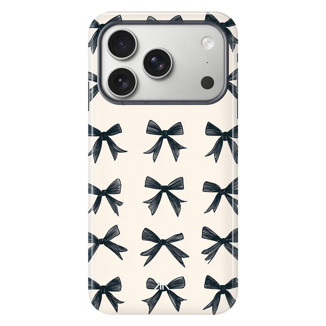 Black Bows Phone Case - Tough Case - iphone-17-pro