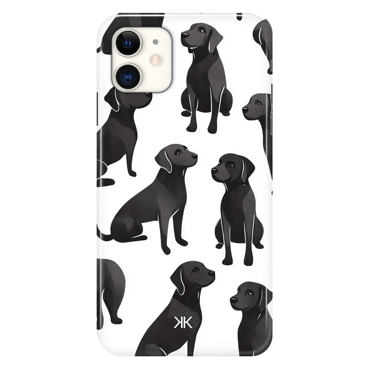 Black Dogs phone case for iPhone 11
