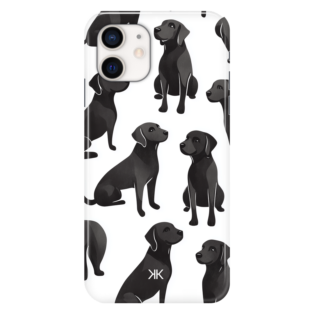 Black Dogs phone case for iPhone 12