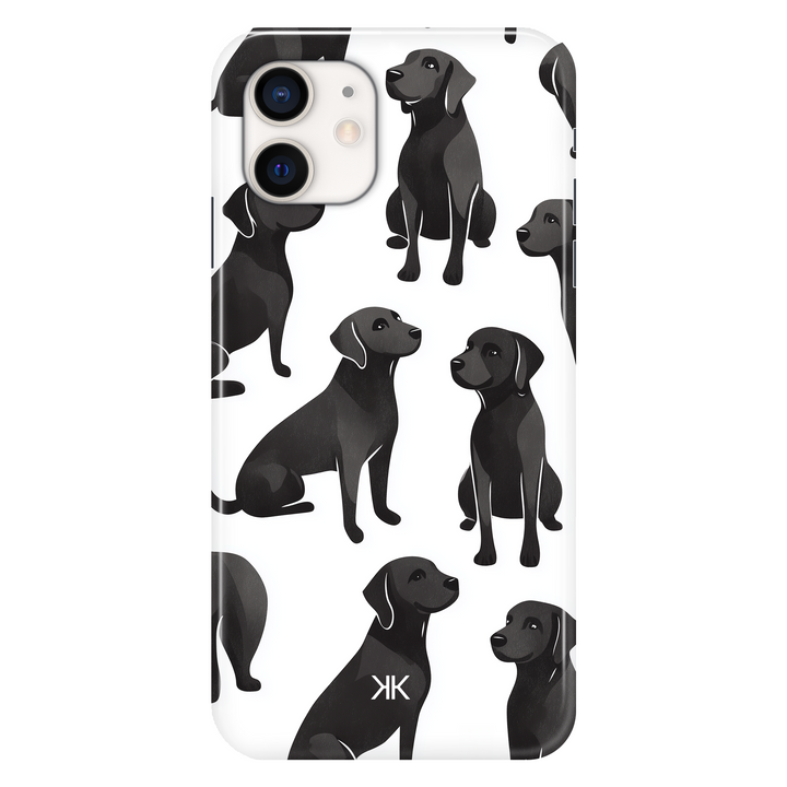 Black Dogs phone case for iPhone 12