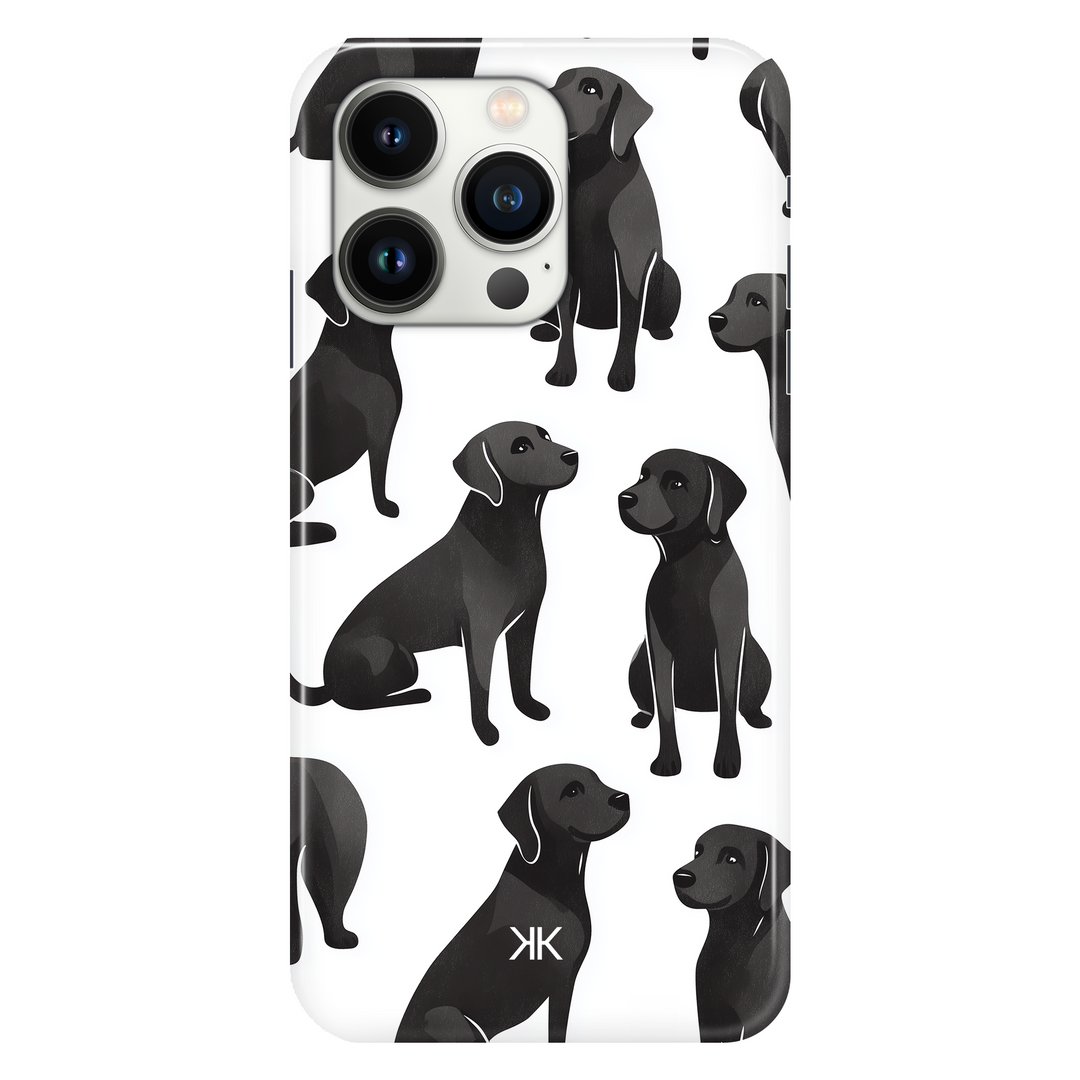 Black Dogs phone case for iPhone 13 Pro