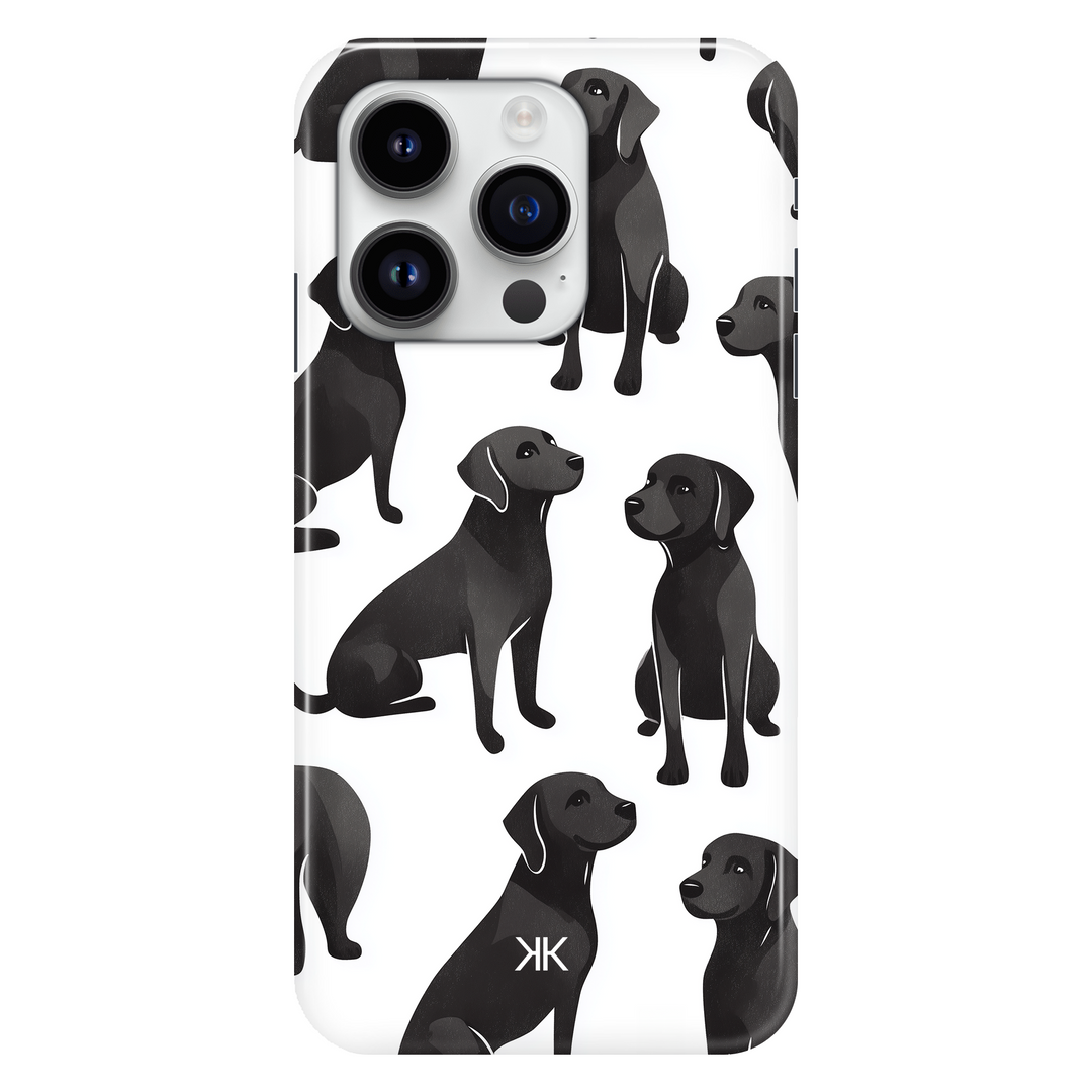 Black Dogs phone case for iPhone 14 Pro