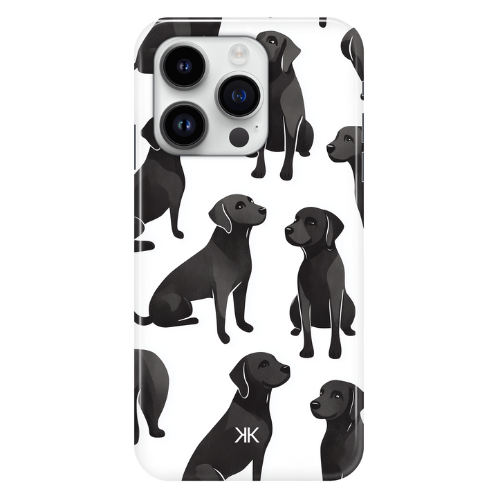 Black Dogs phone case for iPhone 14 Pro