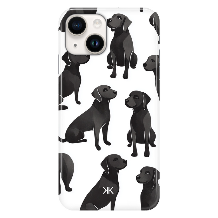 Black Dogs phone case for iPhone 14