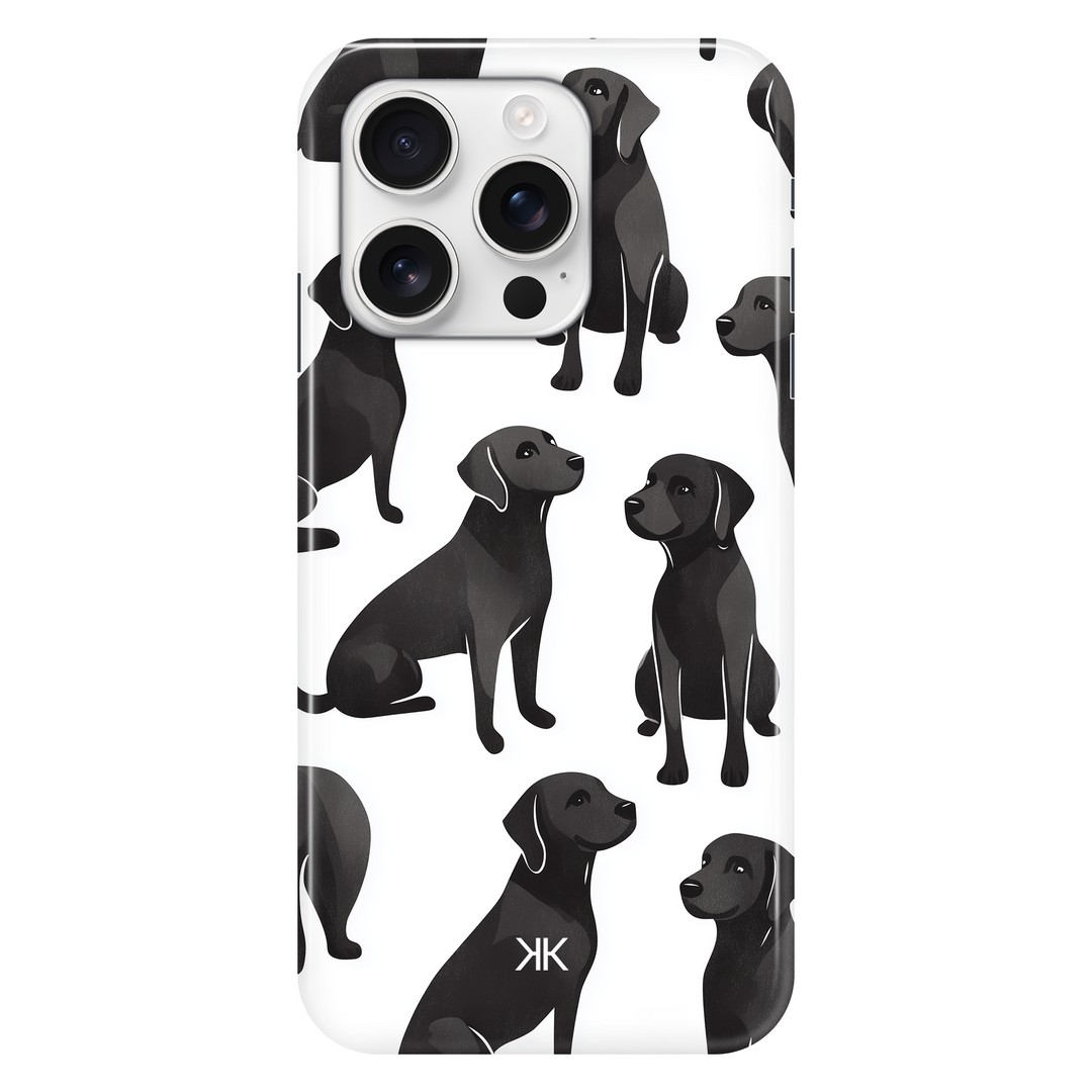 Black Dogs phone case for iPhone 16 Pro