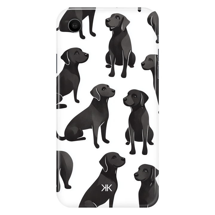 Black Dogs phone case for iPhone XR