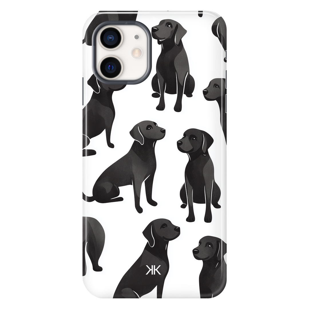 Black Dogs Phone Case - Tough Case - iphone-12