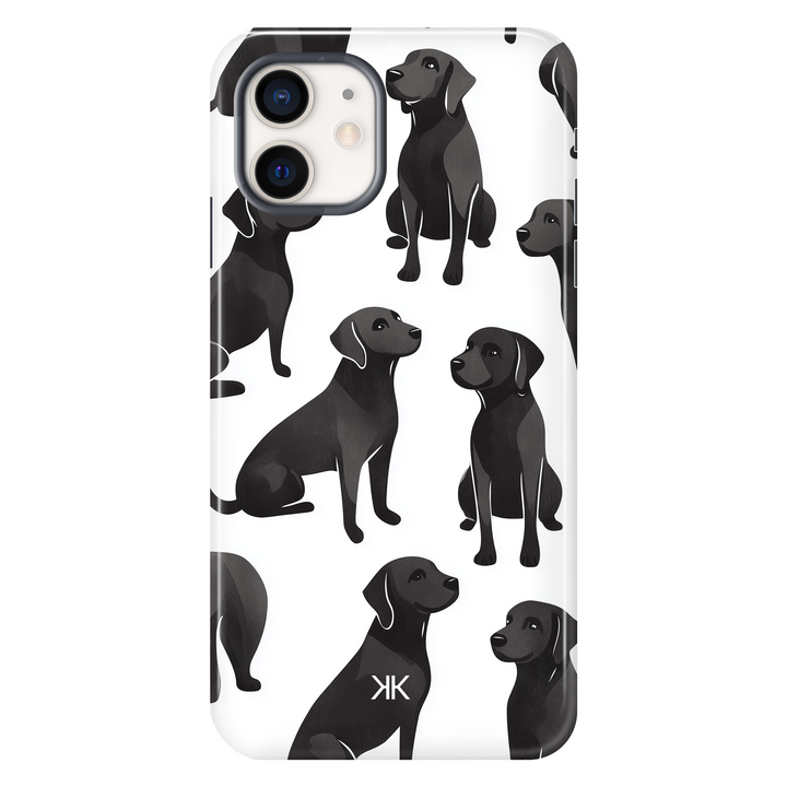 Black Dogs Phone Case - Tough Case - iphone-12