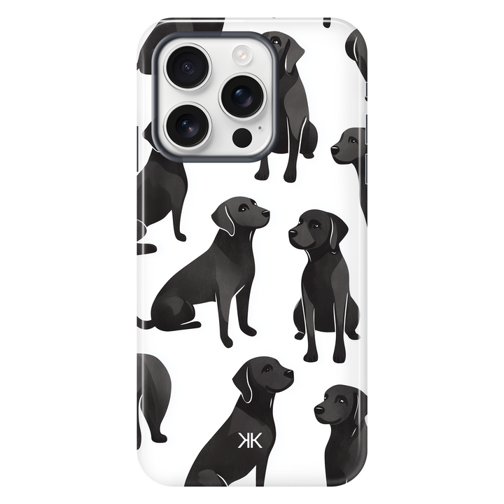 Black Dogs Phone Case - Tough Case - iphone-16-pro