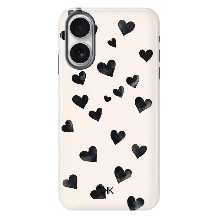 Black Hearts Phone Case - Tough Case - iphone-16