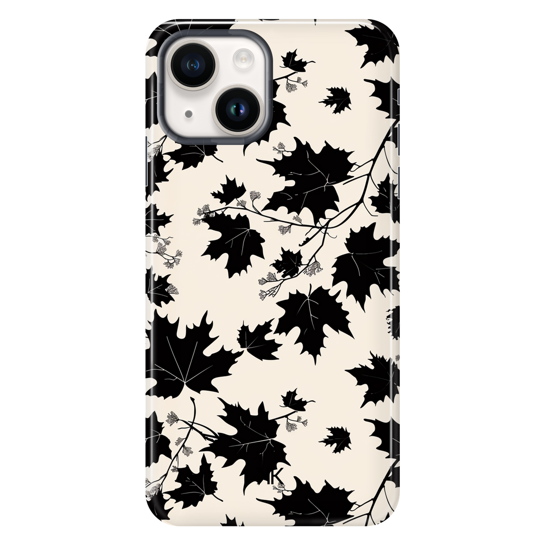 Monochrome Leaves Phone Case - Tough Case - iphone-14