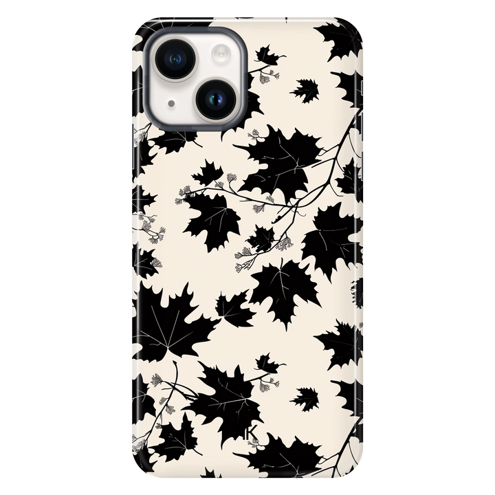 Monochrome Leaves Phone Case - Tough Case - iphone-14