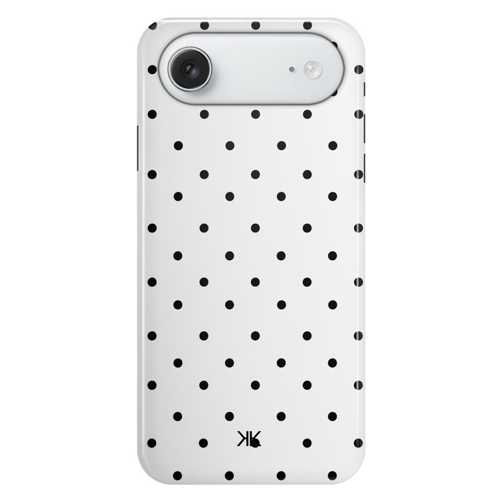 Black Polka Dot phone case for iPhone 17 Air