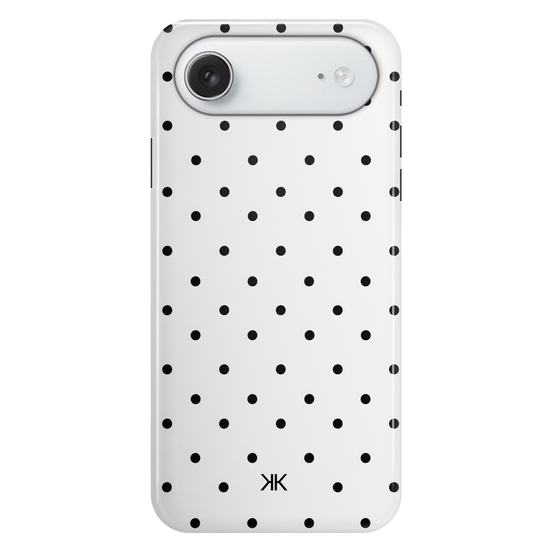 Black Polka Dot phone case for iPhone 17 Air