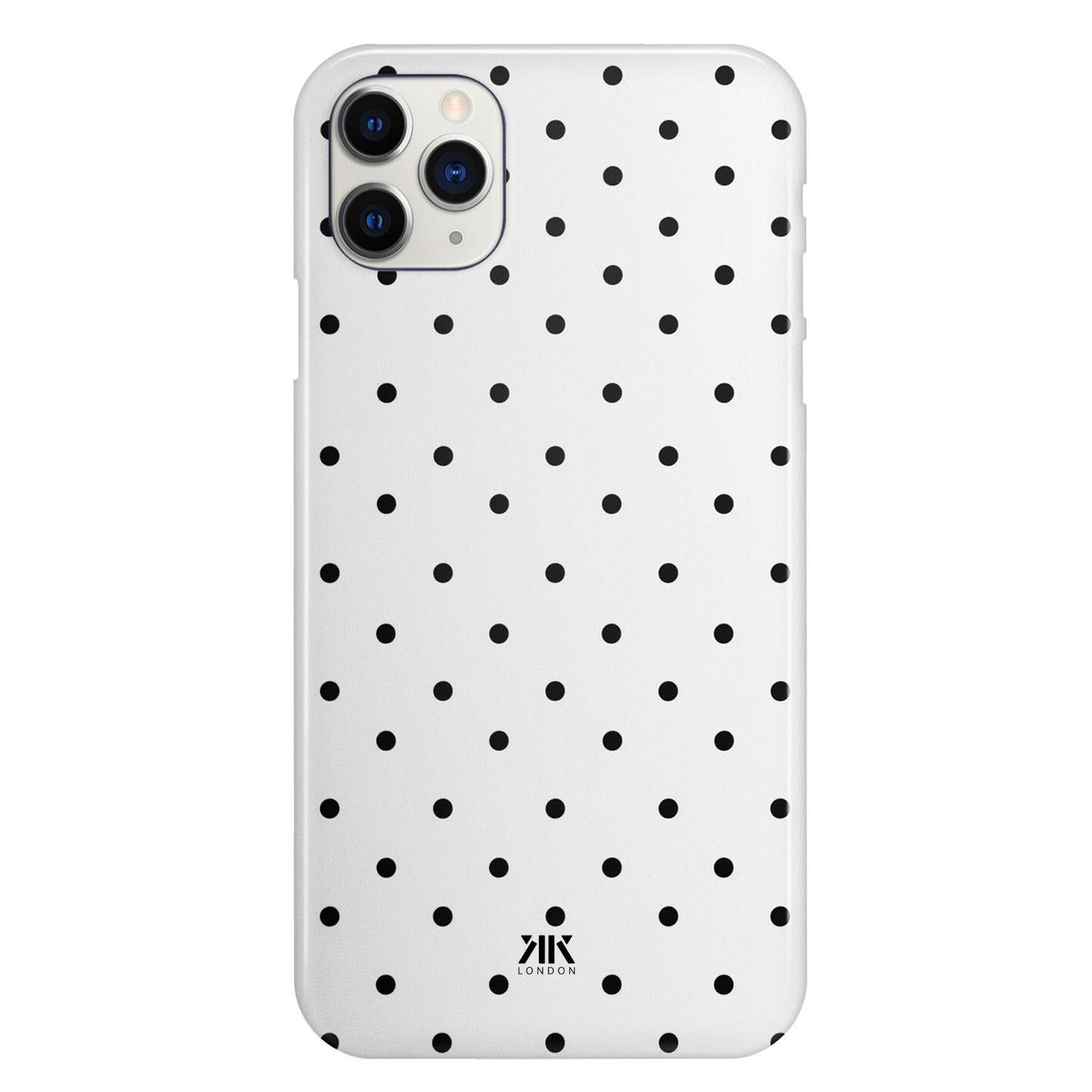 Black Polkadots Phone Case