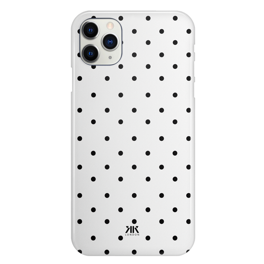 Black Polkadots Phone Case