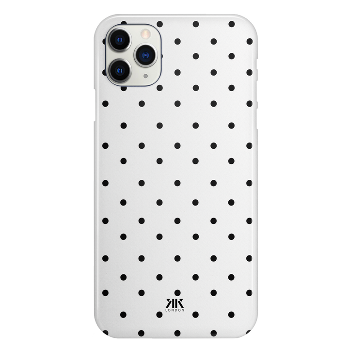 Black Polkadots Phone Case