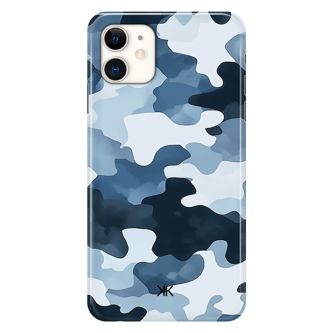 Blue Camo phone case for iPhone 11