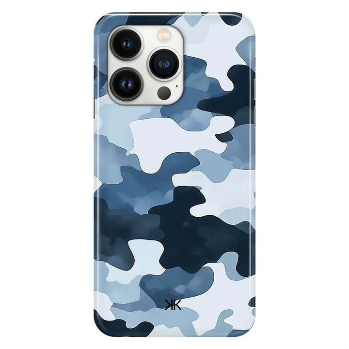 Blue Camo phone case for iPhone 13 Pro