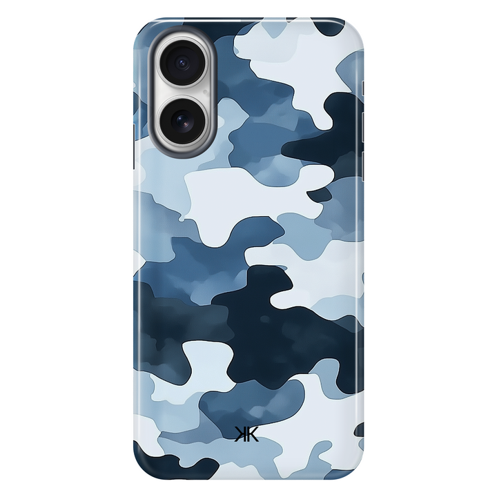 Blue Camo Phone Case - Tough Case - iphone-16