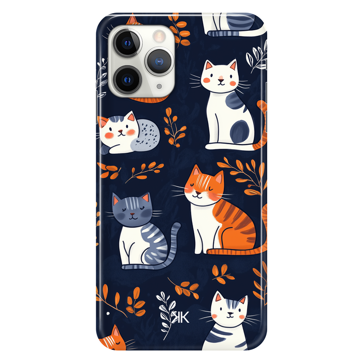 Blue Cats phone case for iPhone 11 Pro