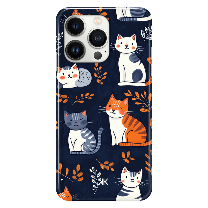 Blue Cats phone case for iPhone 13 Pro