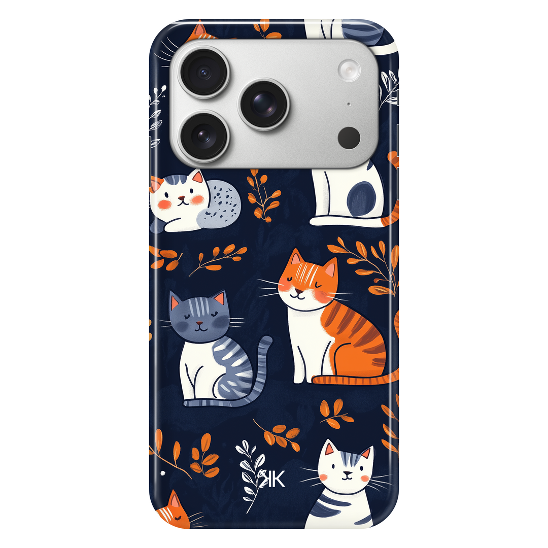 Blue Cats phone case for iPhone 17 Pro