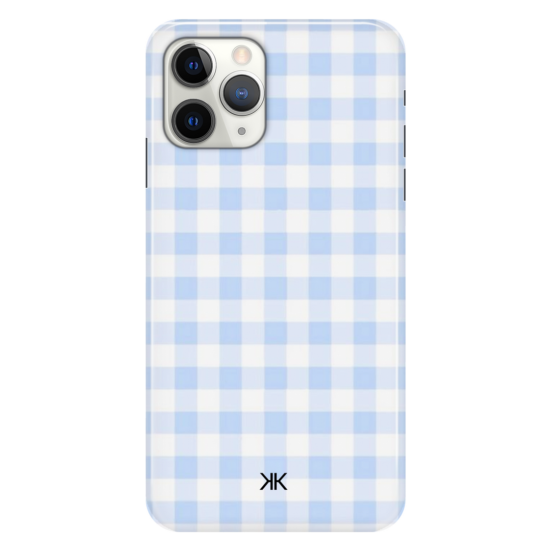 Blue Gingham phone case for iPhone 11 Pro