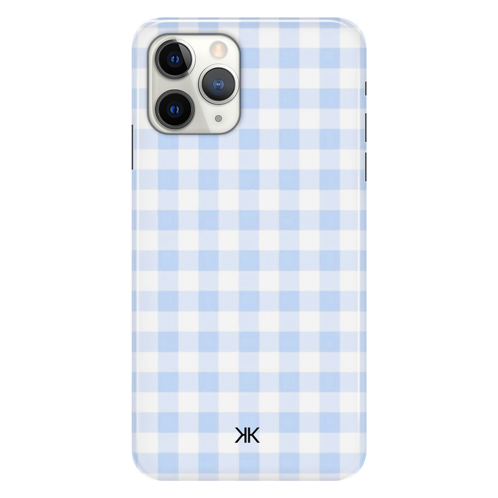 Blue Gingham phone case for iPhone 11 Pro