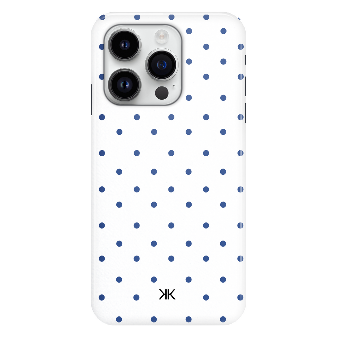 Blue Polka Dot Phone Case