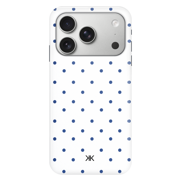 Blue Polka Dot Phone Case