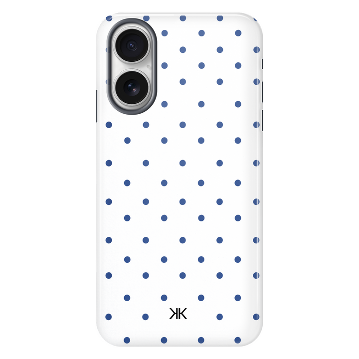 Blue Polka Dot Phone Case - Tough Case - iphone-16
