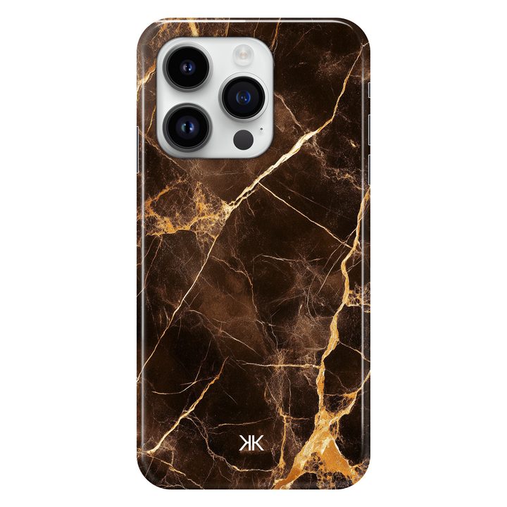 Brown Marble phone case for iPhone 14 Pro
