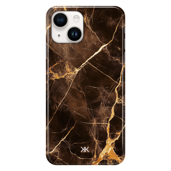 Brown Marble phone case for iPhone 14