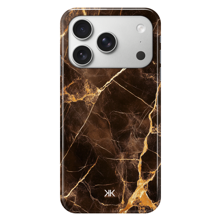 Brown Marble phone case for iPhone 17 Pro