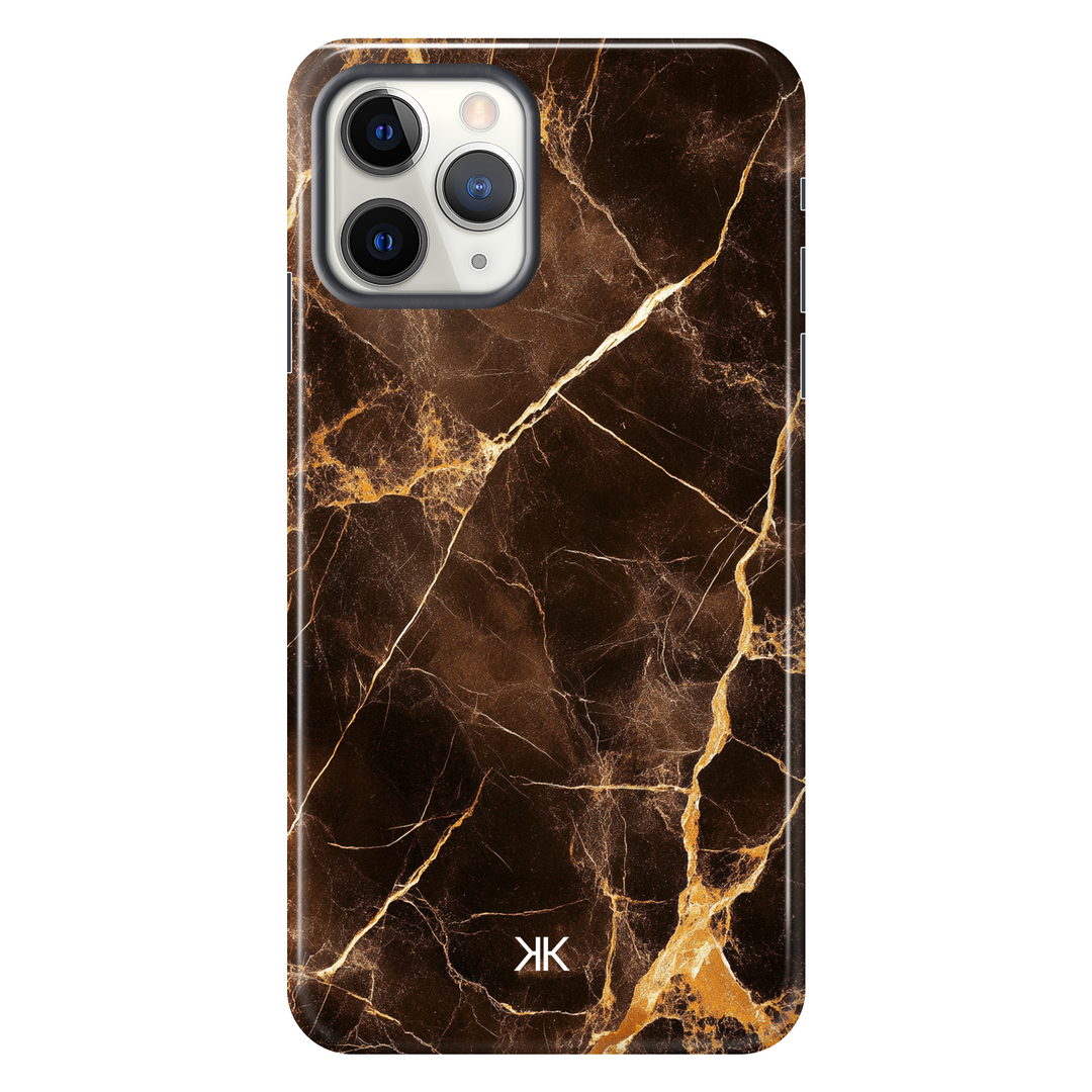 Brown Marble Phone Case - Tough Case - iphone-11-pro