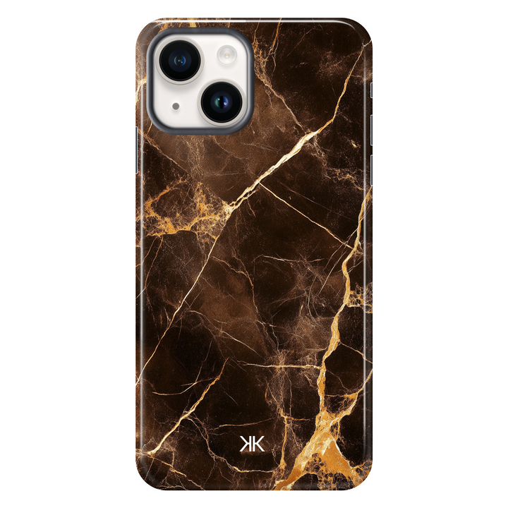Brown Marble Phone Case - Tough Case - iphone-14