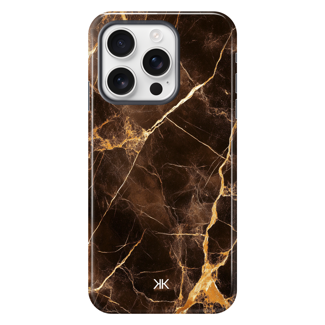 Brown Marble Phone Case - Tough Case - iphone-16-pro