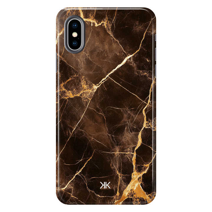 Brown Marble Phone Case - Tough Case - iphone-x