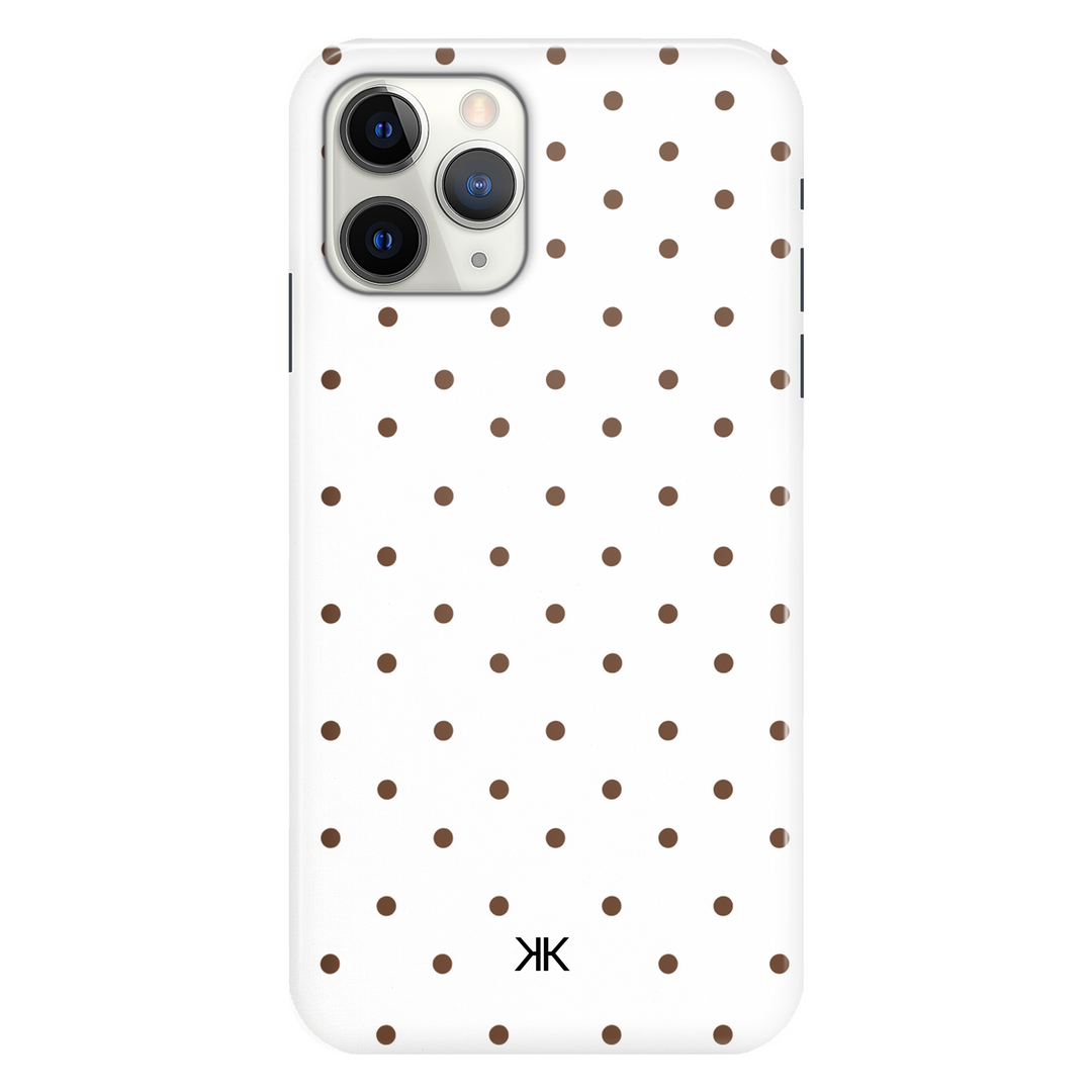 Brown Polka Dot Phone Case