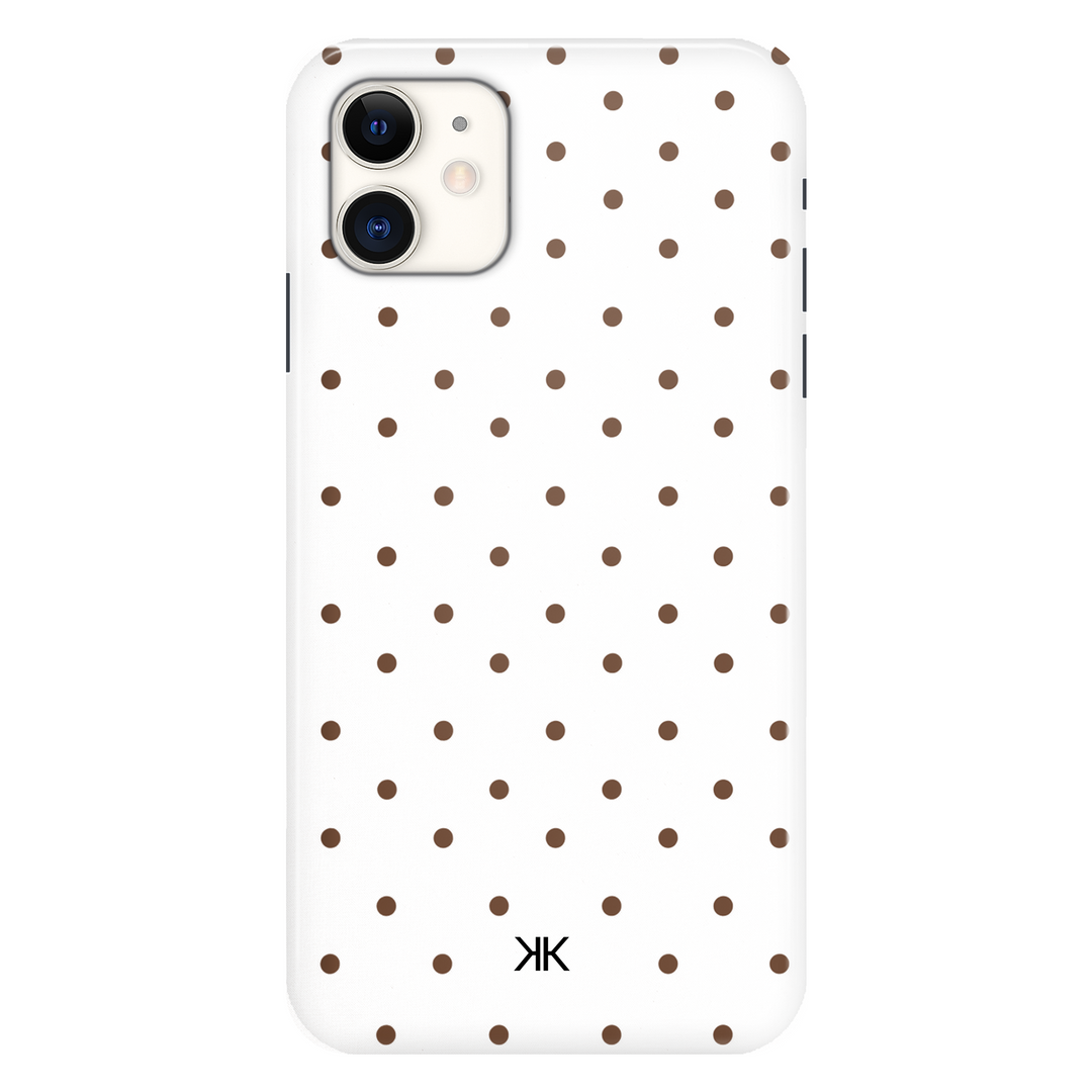 Brown Polka Dot Phone Case