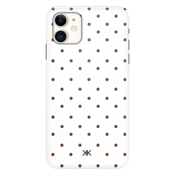 Brown Polka Dot Phone Case