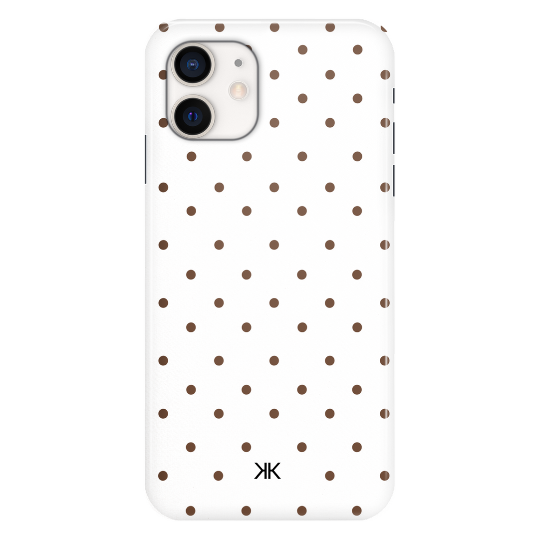 Brown Polka Dot Phone Case