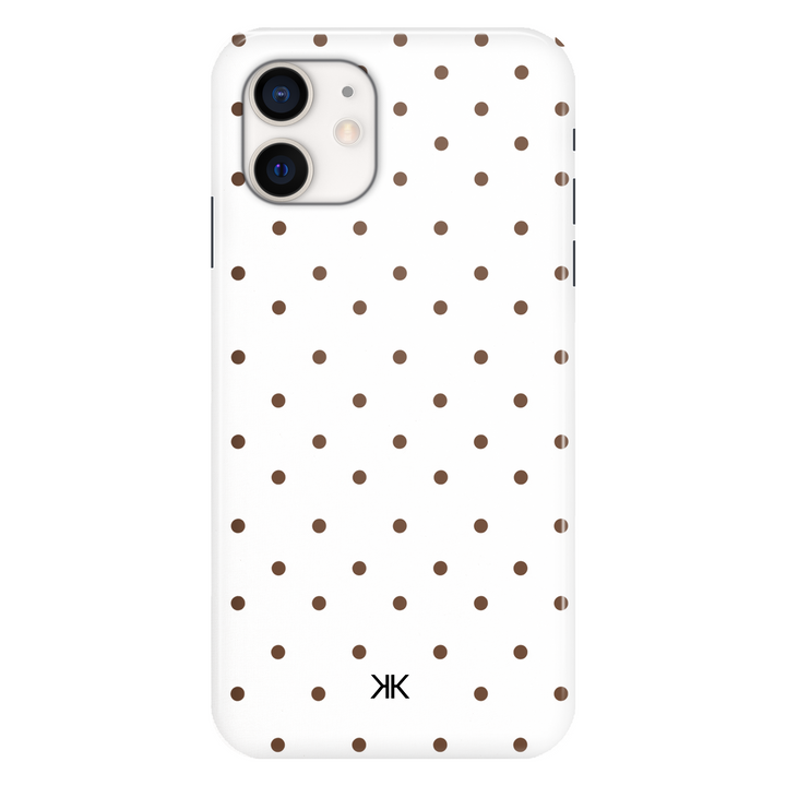 Brown Polka Dot Phone Case