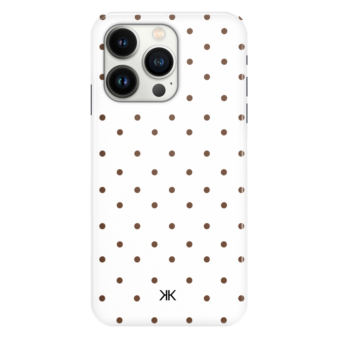 Brown Polka Dot Phone Case