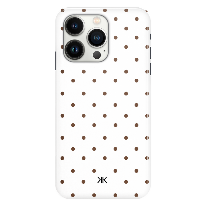 Brown Polka Dot Phone Case