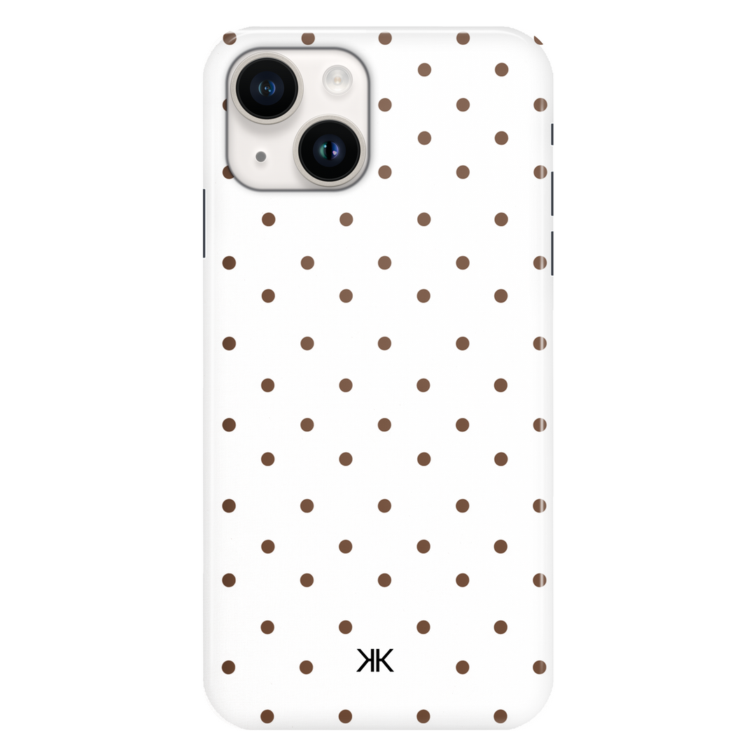 Brown Polka Dot Phone Case