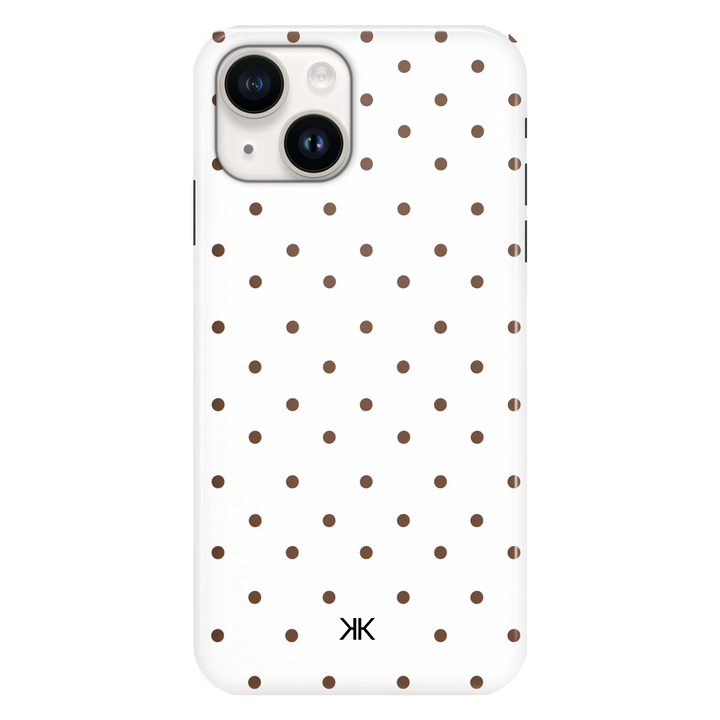 Brown Polka Dot Phone Case