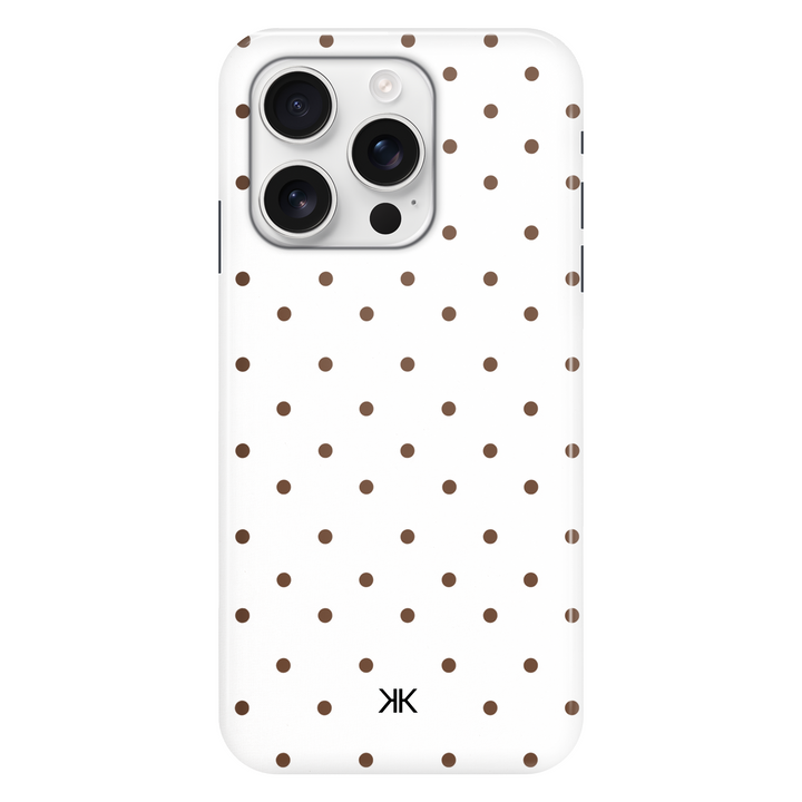 Brown Polka Dot Phone Case